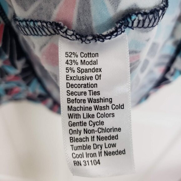 Crown & Ivy Printed Dress Cotton Blend Knee Length Pullover Womens Size XXL - Picture 6 of 9